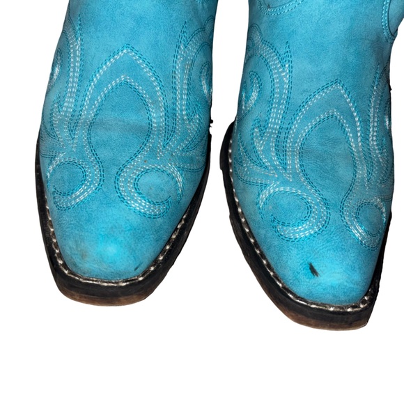 ROPER Women's Riley Western Boot 👢 size 8.5 turquoise blue - Picture 3 of 7